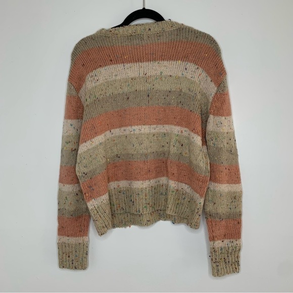 John + Jenn stripe multicolor crewneck sweater - Picture 6 of 9